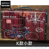 INPHIC-家居攝影道具復古防水仿古裝飾櫥窗歐式手提箱收納皮箱-K款小款